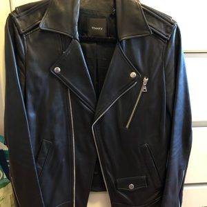 Theory Moto leather jacket! Excellent condition